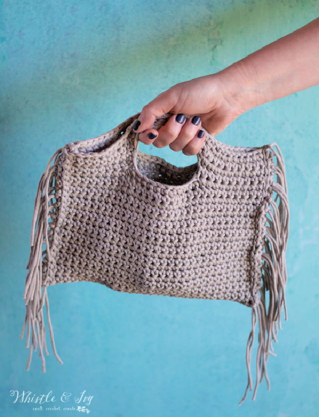 Fringe Clutch Crochet Gift Pattern