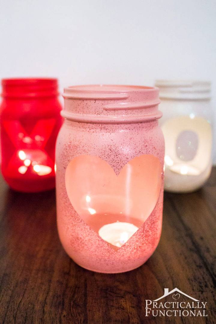 Glittery Votive Candle Holders