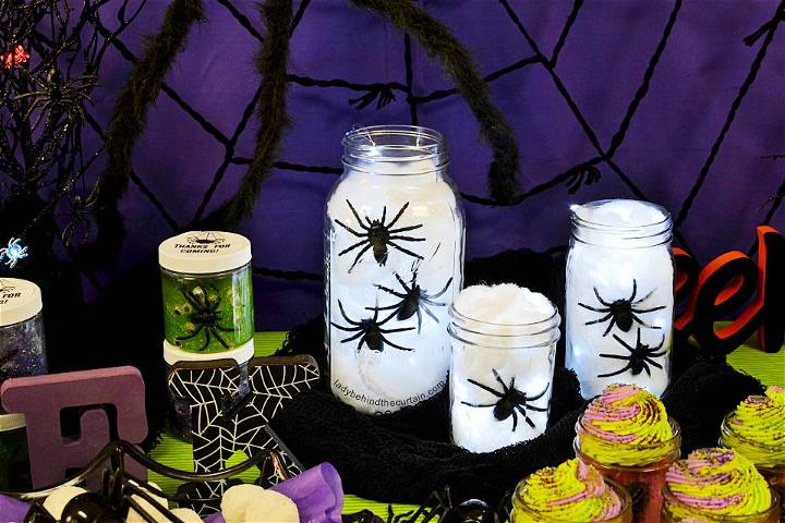 Halloween Spider Light Centerpiece