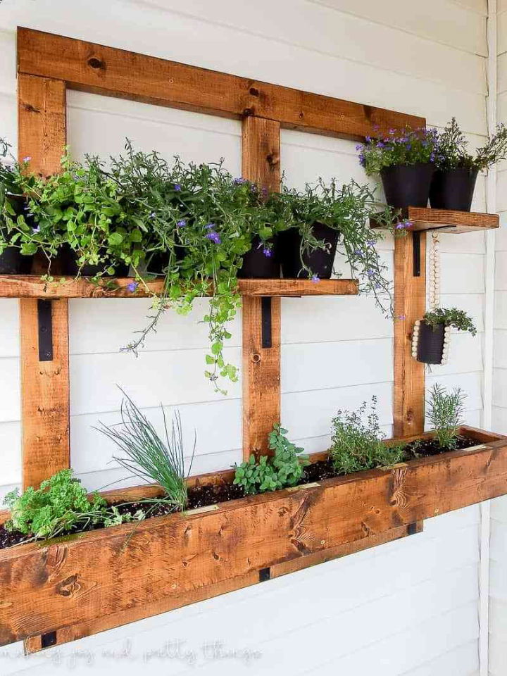 Hanging Vertical Herb Planter