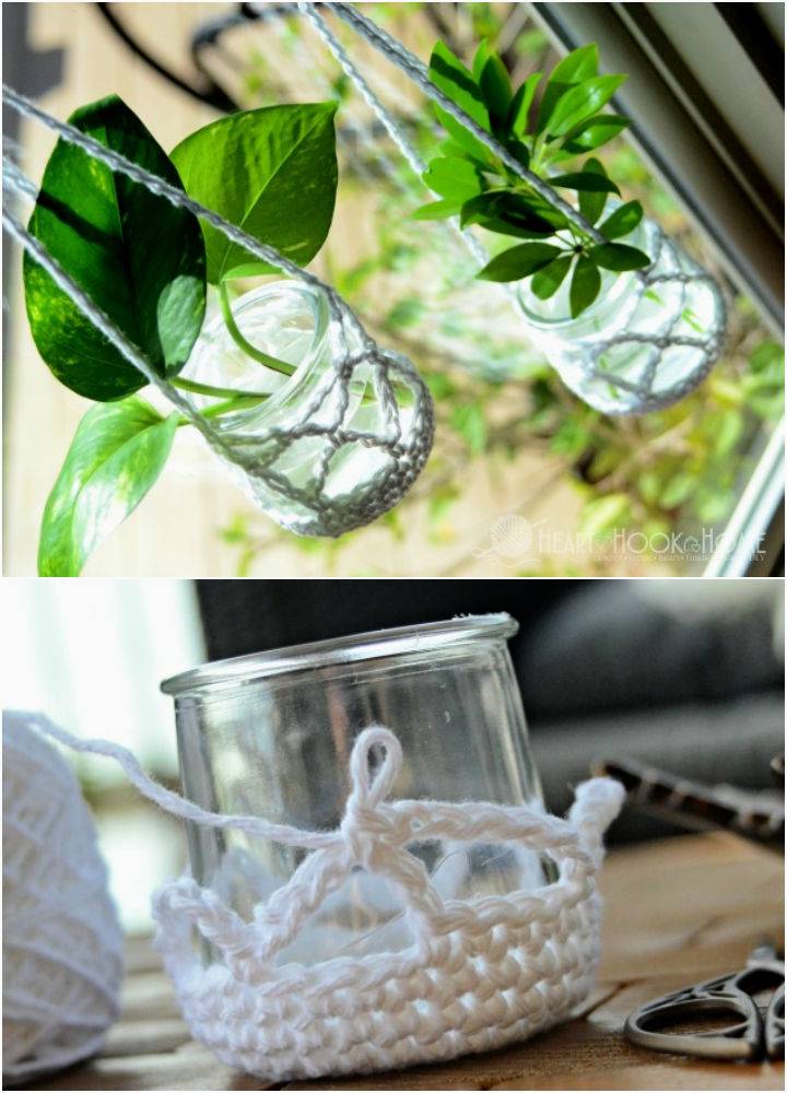 Houseplant Clippings Plant Hanger Crochet Pattern