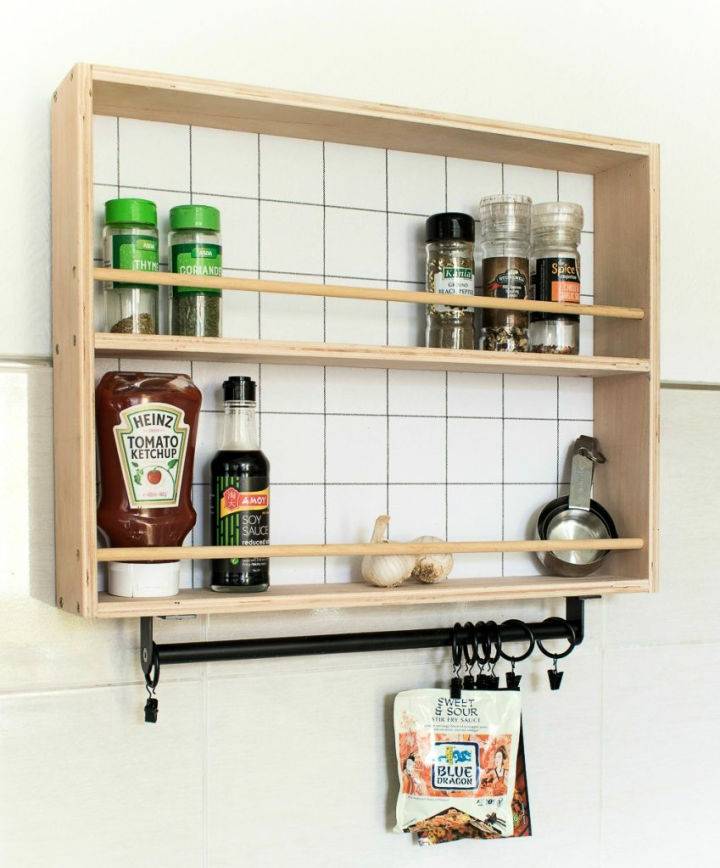 How To Build A Hanging Spice Rack And A RYOBI Giveaway