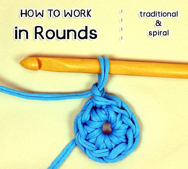 How To Crochet In The Round Traditional Spiral