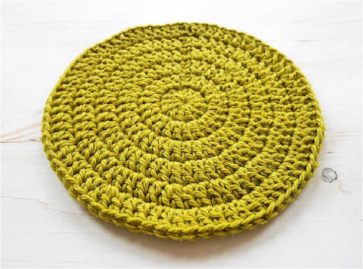 How To Make A Flat Crochet Circle