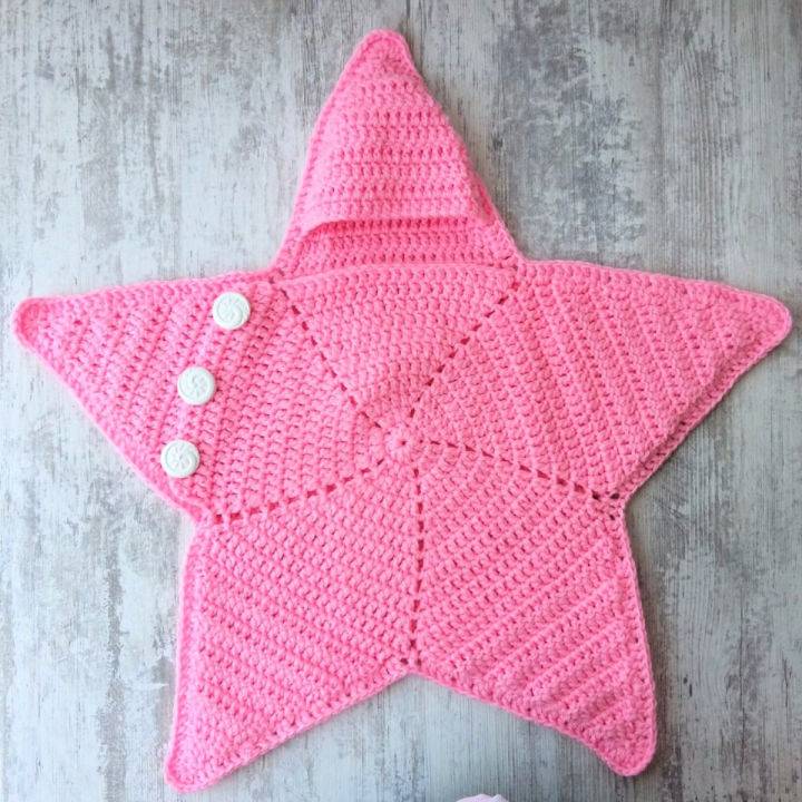 How to Crochet Baby Star Cocoon