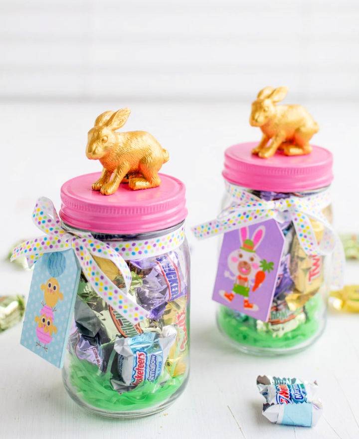 How to Make a Bunny Candy Jar