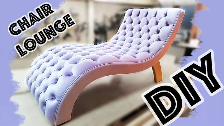 How to Make a Chaise Lounge