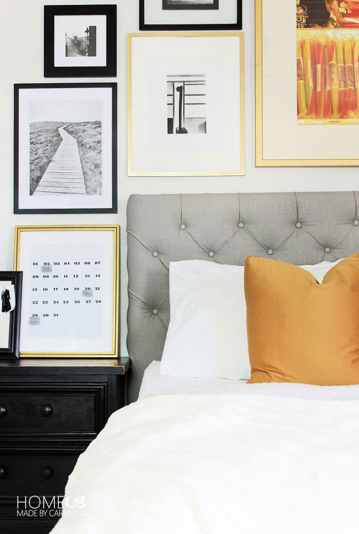 How to Make a Diamond Tufted Headboard