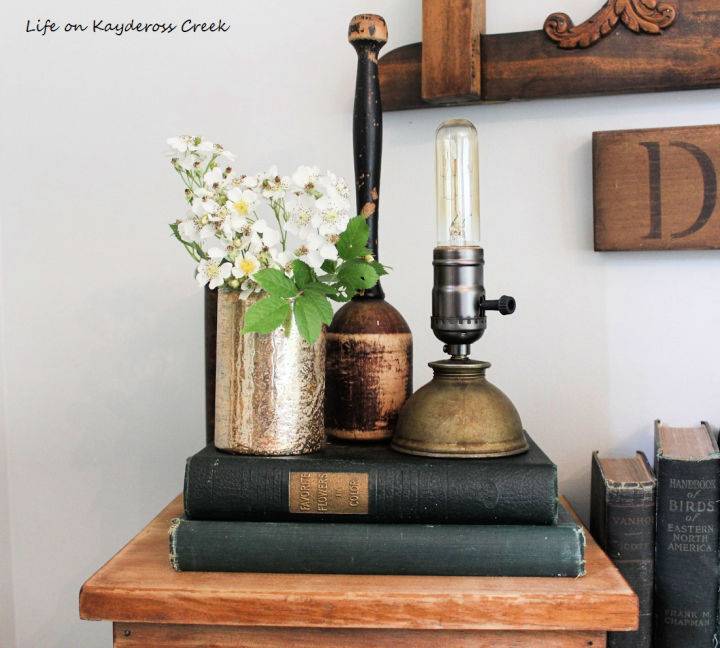 How to Make a Lamp Out of a Vintage Oil Can