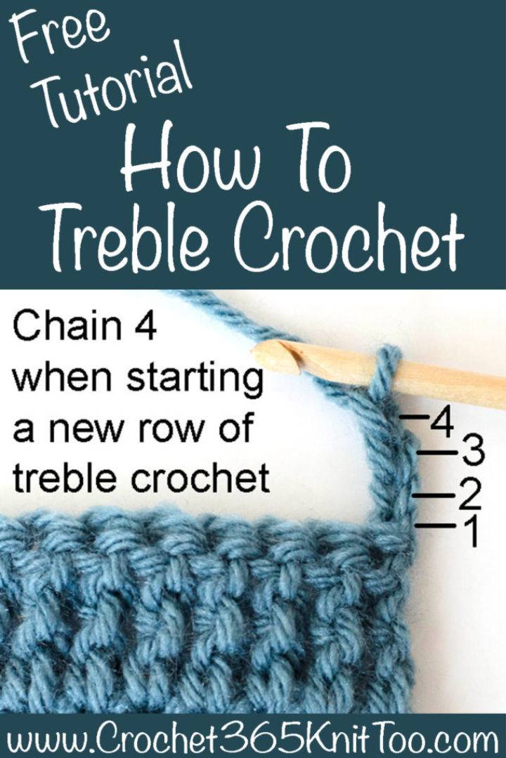 How to Treble Crochet Free Pattern