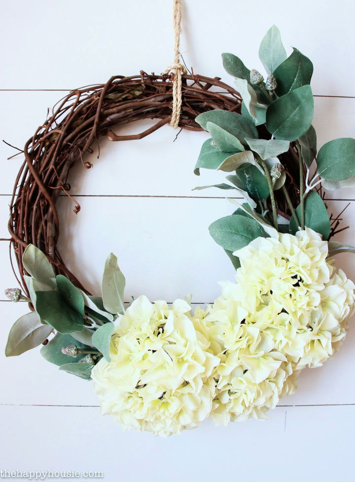 Hydrangea Fall Wreath