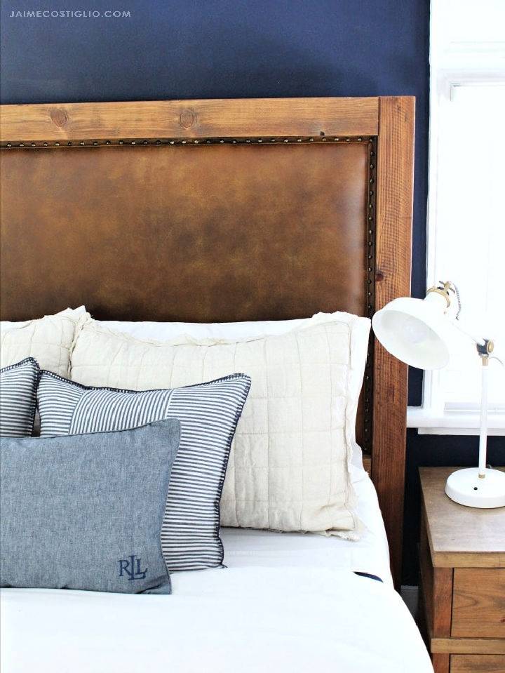 Leather Upholstered Headboard