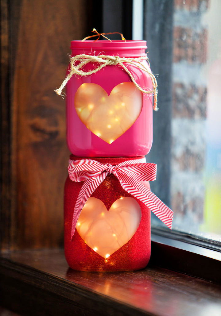 Mason Jar Candle Centerpieces