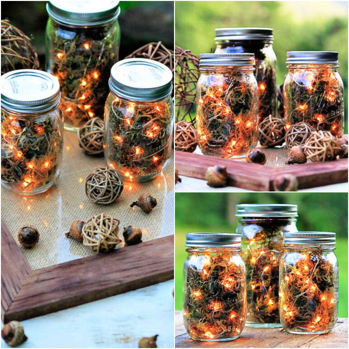 Mason Jar Firefly Lanterns