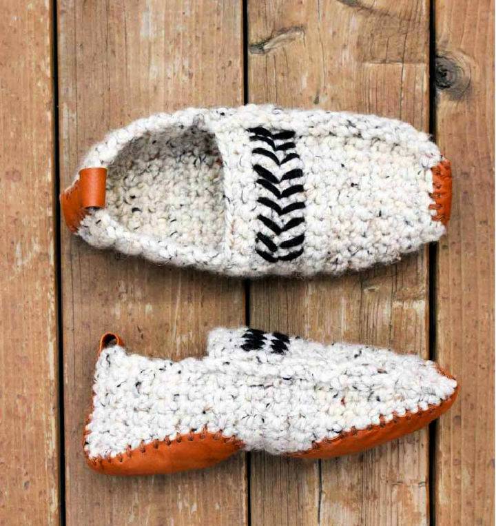 Modern Women or Mens Crochet Slippers – Free Pattern