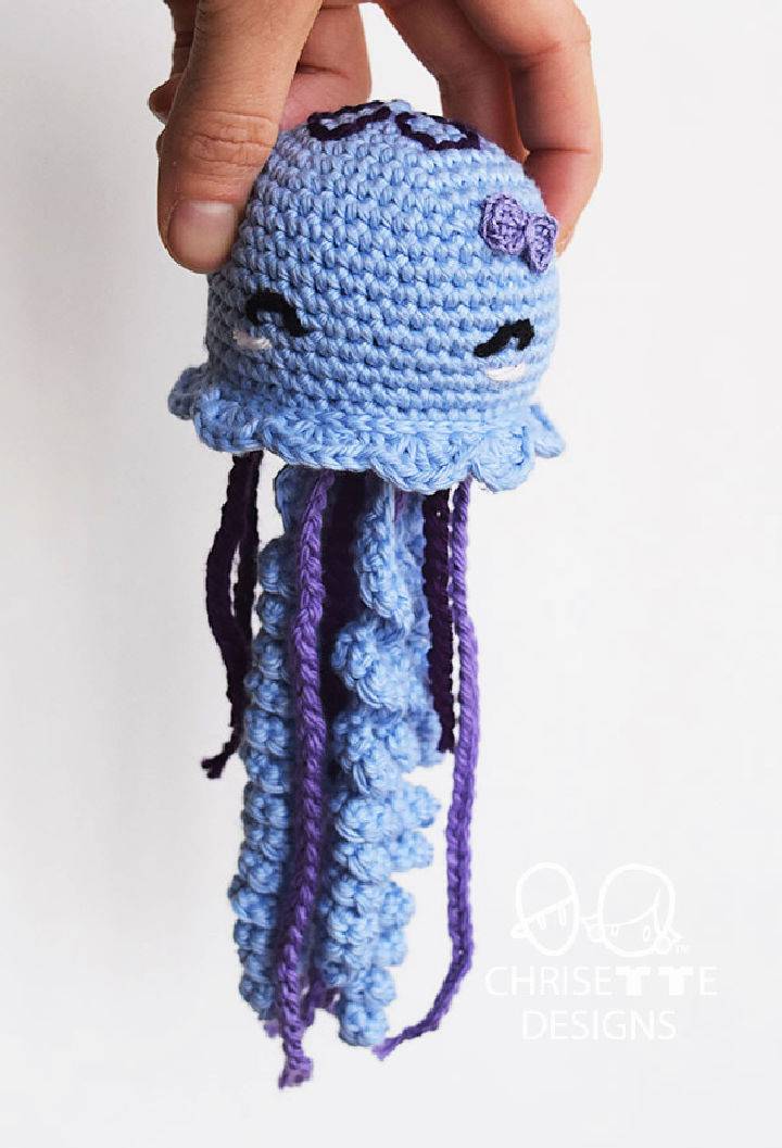 Crochet Nicky the Nicu Jellyfish Amigurumi Pattern