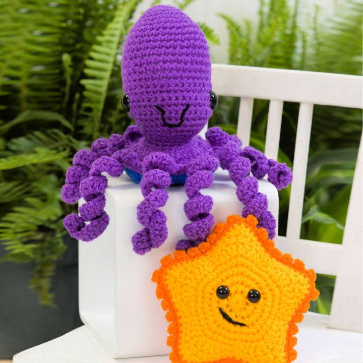 Octopus and Starfish Crochet Pattern