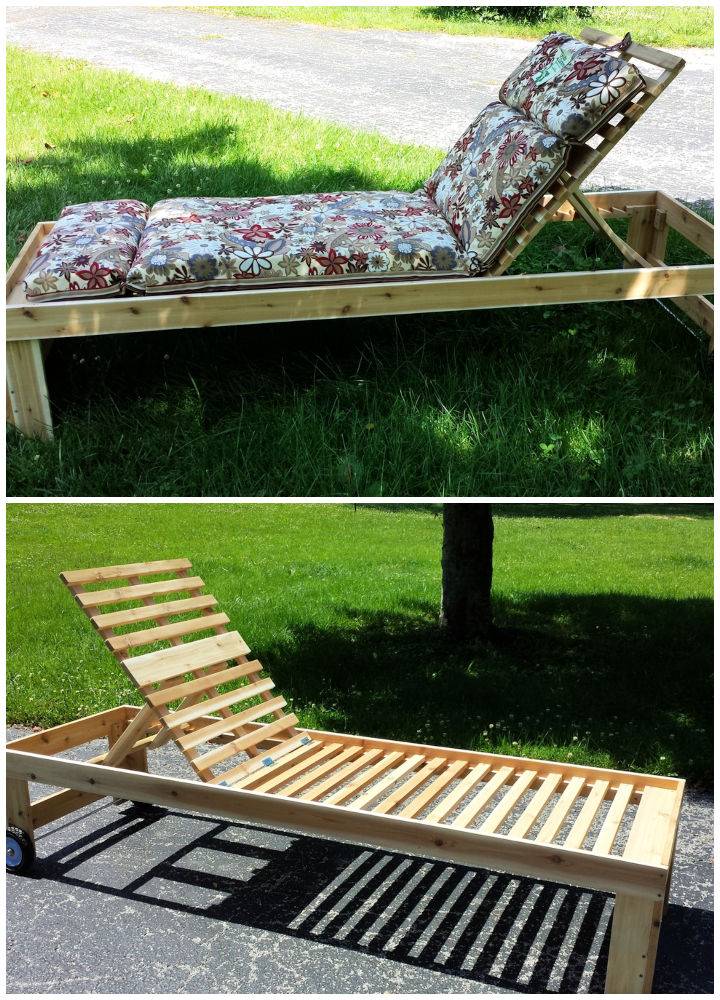 Outdoor Chaise Lounge Plan