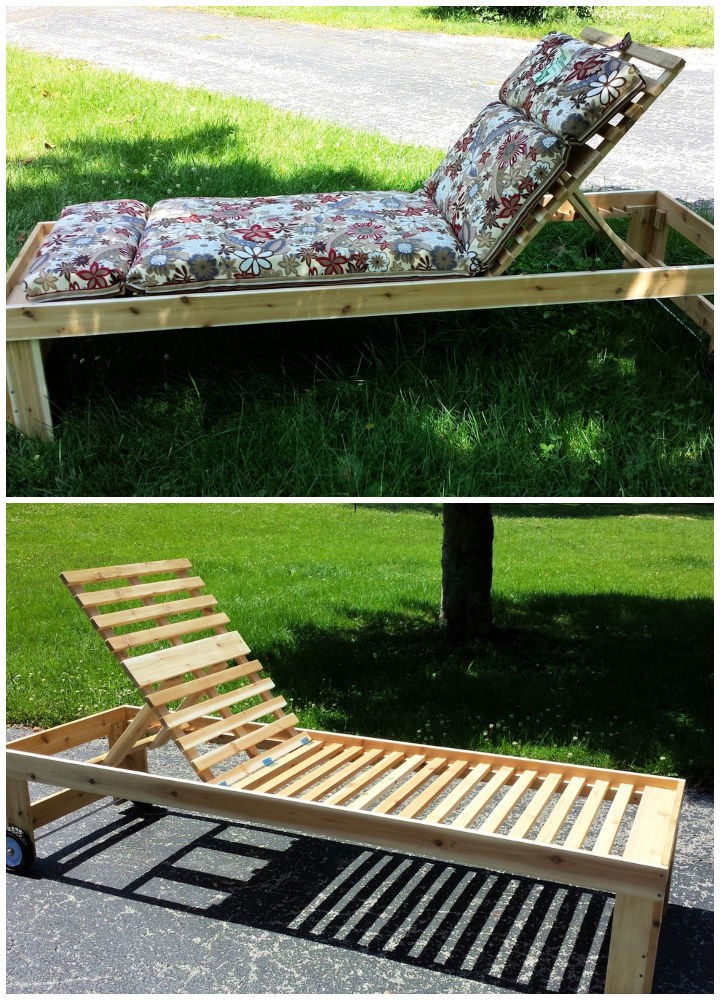 15 Free Diy Chaise Lounge Plans With Step By Step Instructions