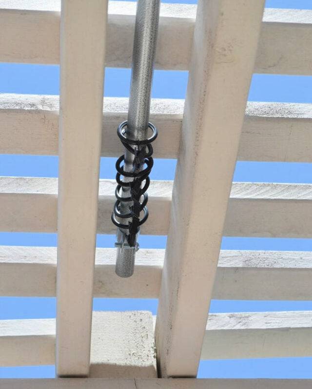 Easy DIY Outdoor Curtain Rod