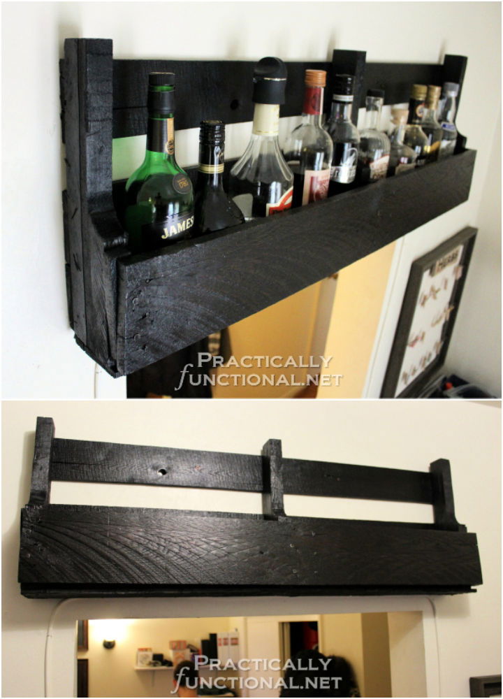 Rustic Pallet Shelf