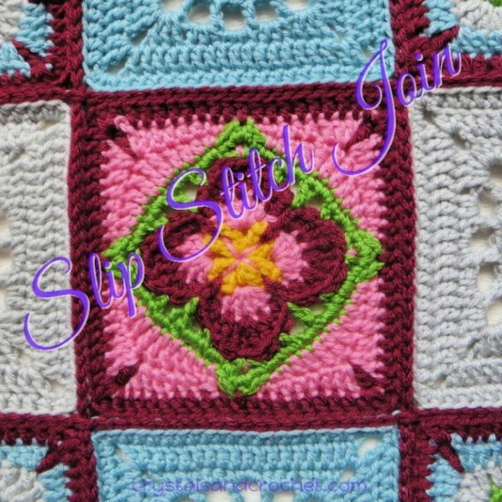 Slip Stitch Joins Crochet Pattern