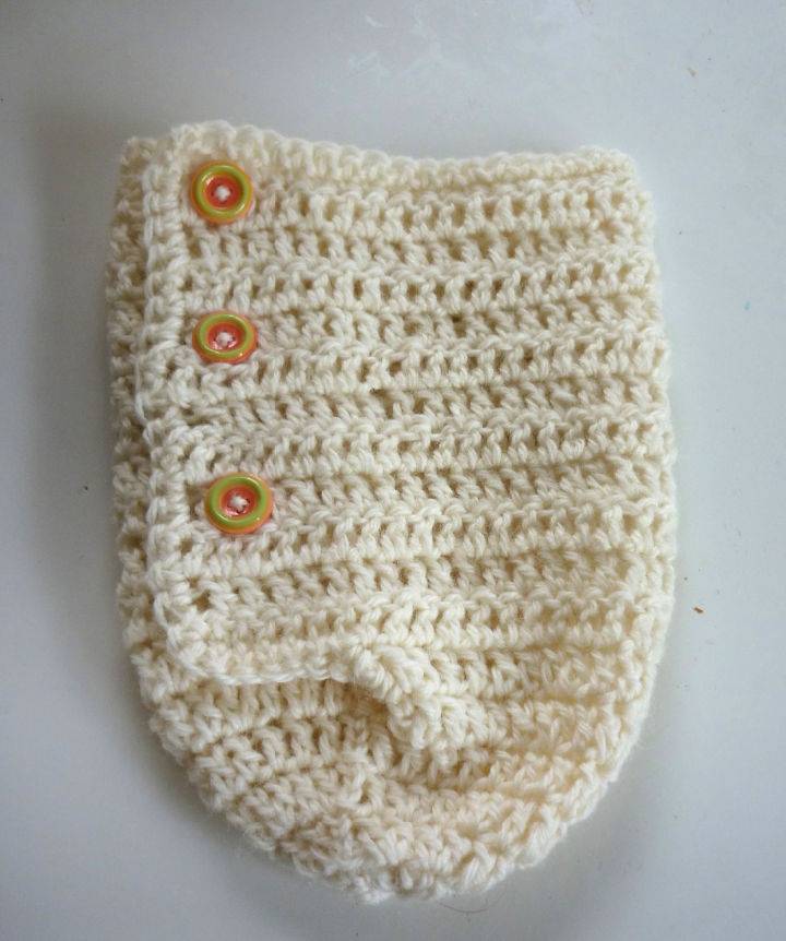 Free Snuggle Cuddle Baby Cocoon Crochet Pattern