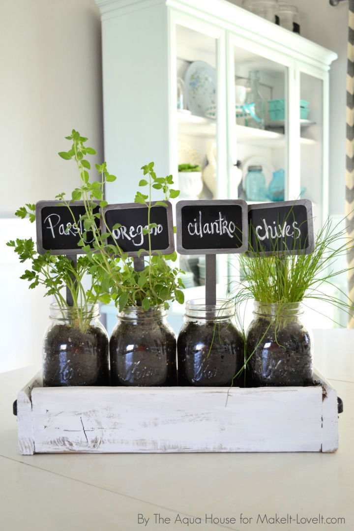 Table Top Pallet Herb Garden