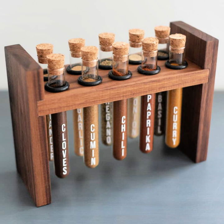 Test Tube Spice Rack