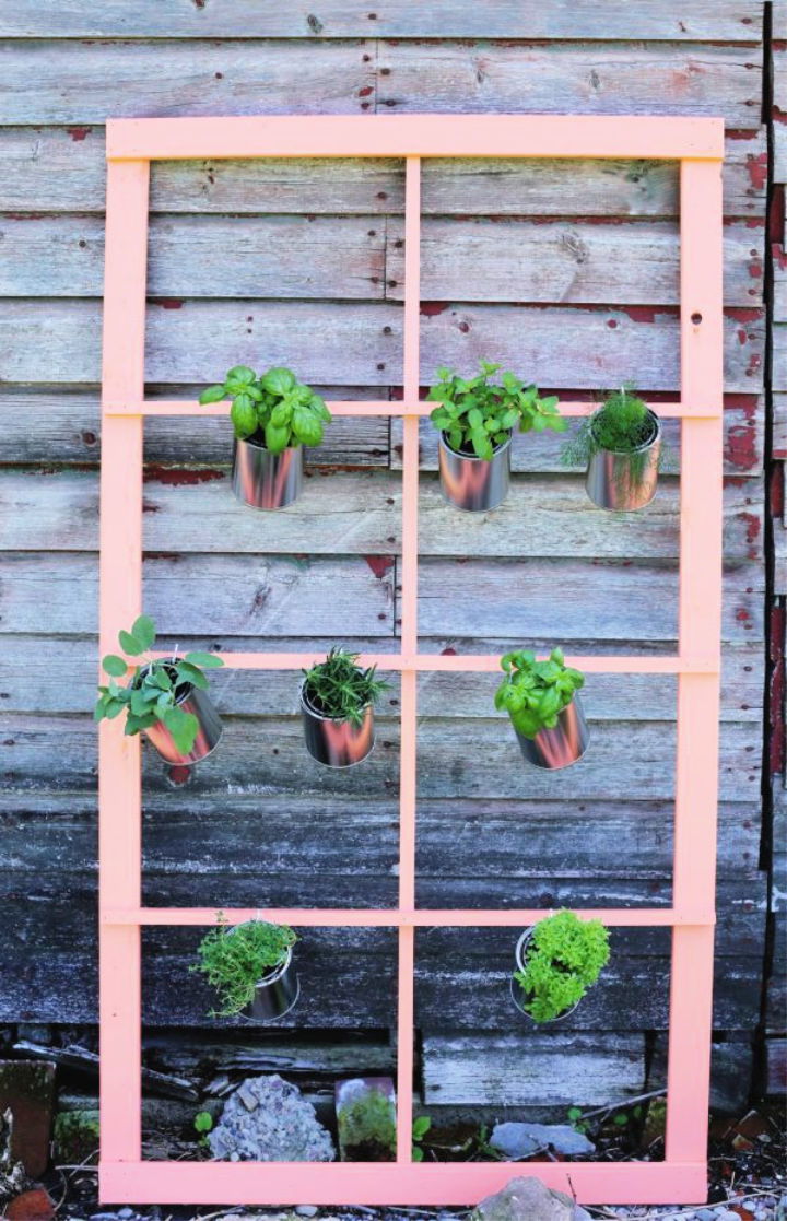 DIY Trellis Herb Garden