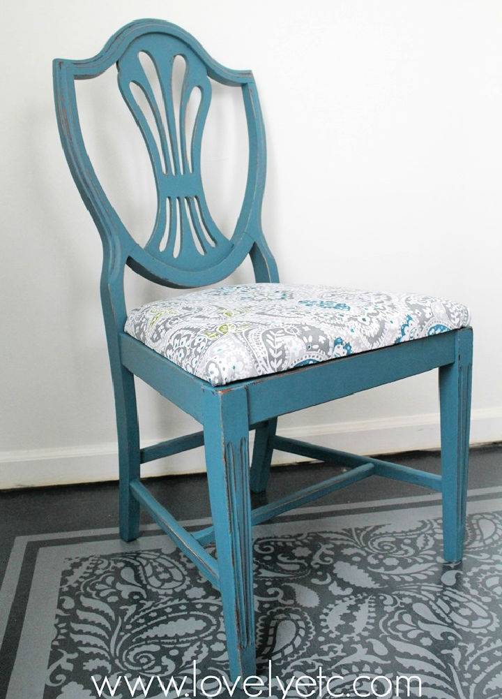 Upholstery Dining Chair With Shower Curtain