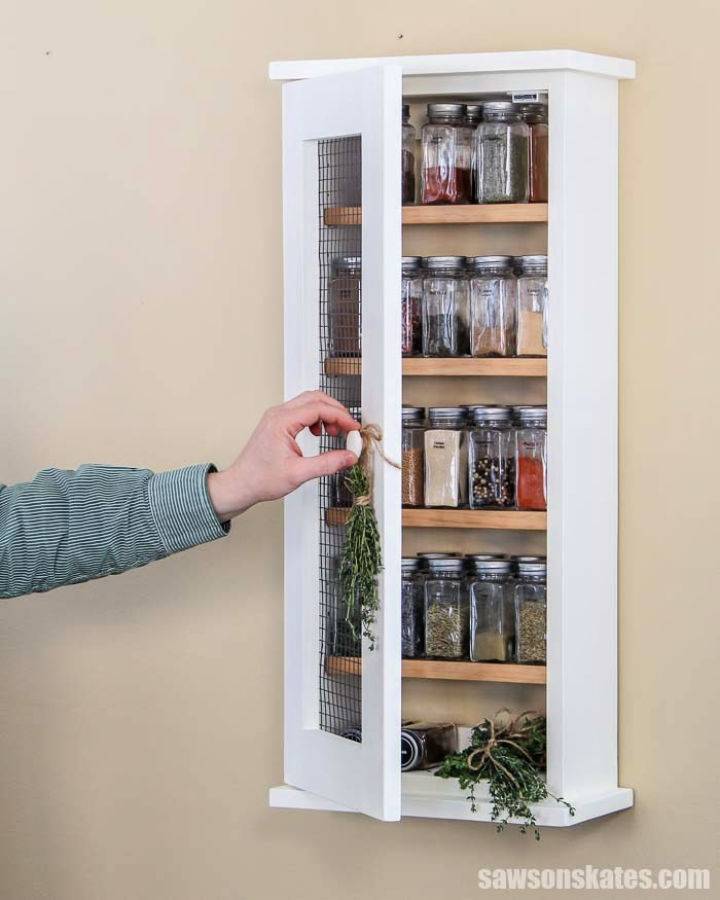 Wall mounted Spice Rack