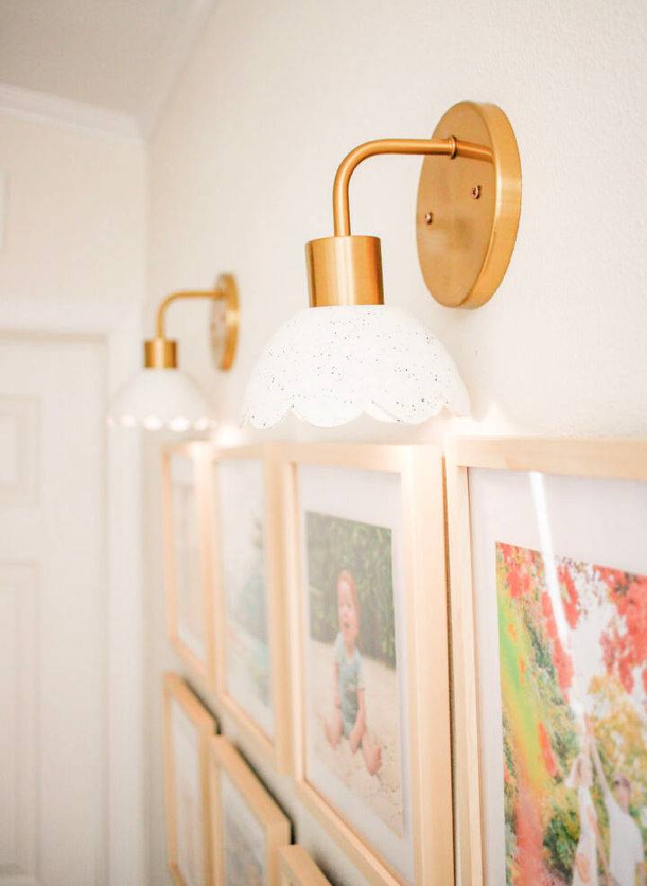 Wireless Clay Wall Sconce Light For $25
