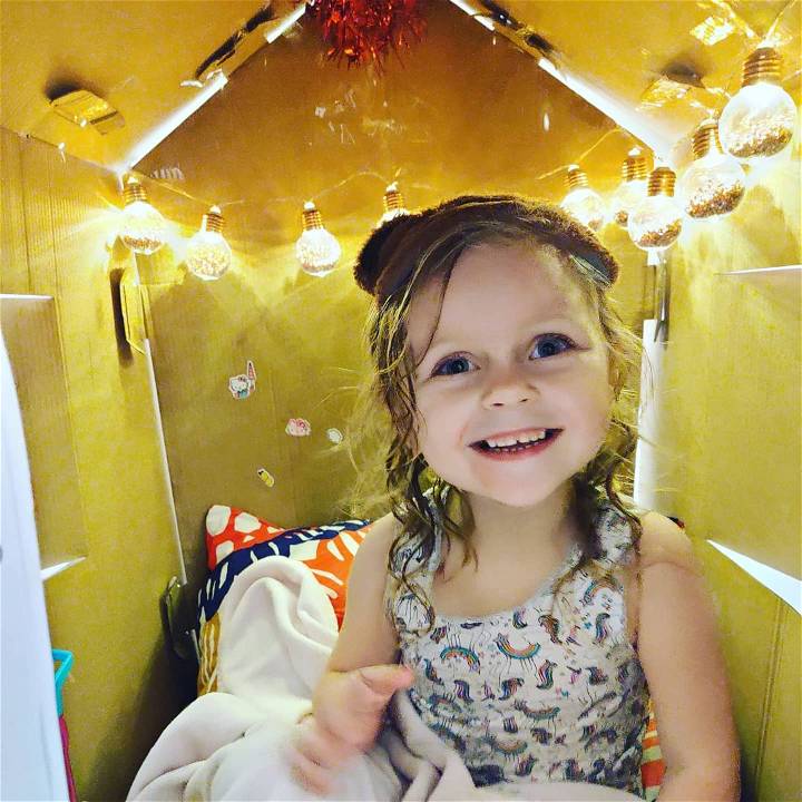 cardboard playhouse for kids