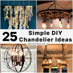 25 DIY Chandelier Ideas: How to Make a Chandelier