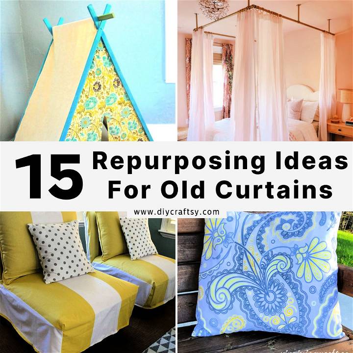 repurposing ideas for old curtains