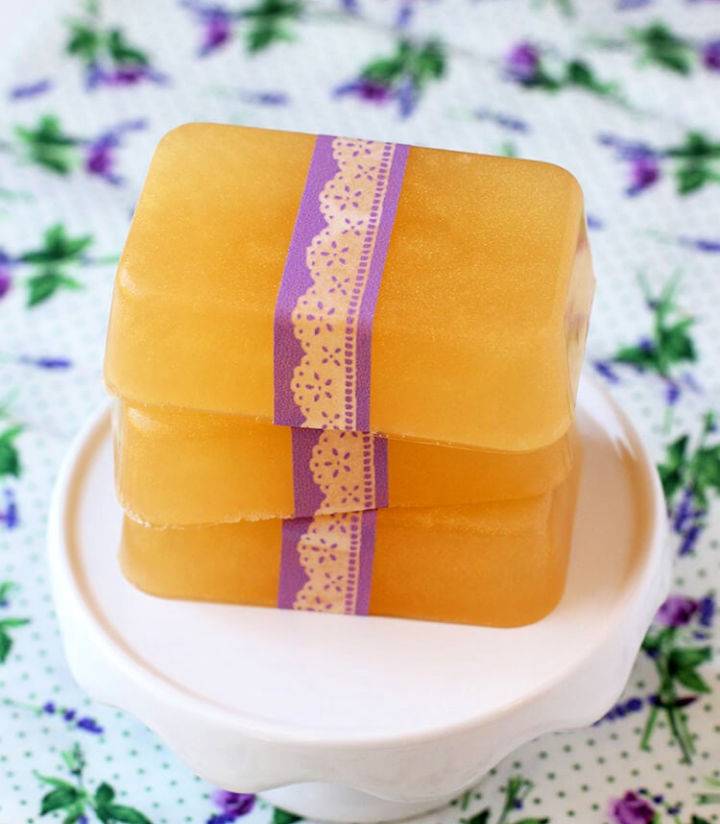 10 Minute Honey Lavender Soap Recipe