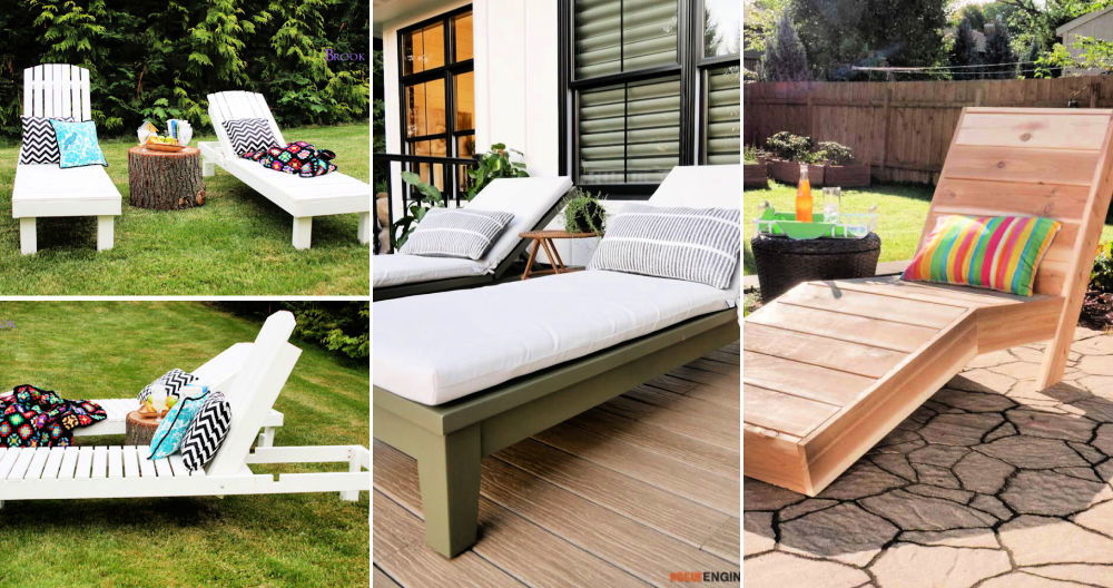 15 gratis diy chaise lounge planer med steg för steg instruktioner