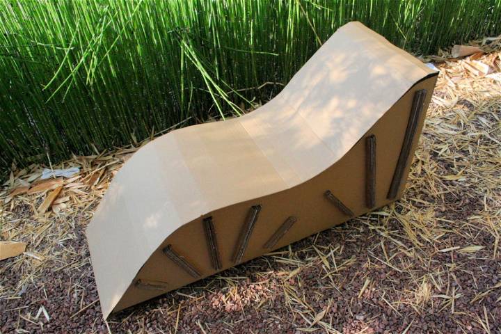 Make a Cardboard Chaise Lounge