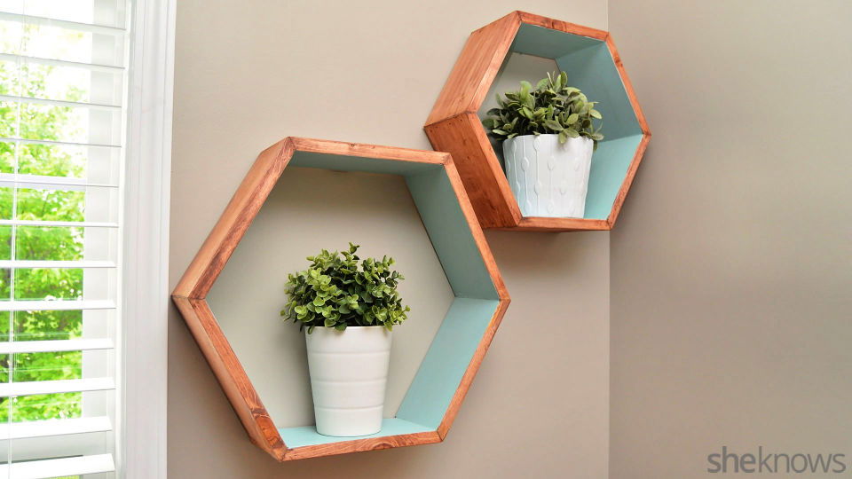 Handmade Geometric Wall Shelves