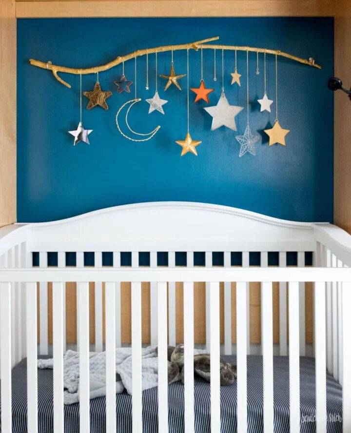 Moon and Stars Mobil Wall Decor
