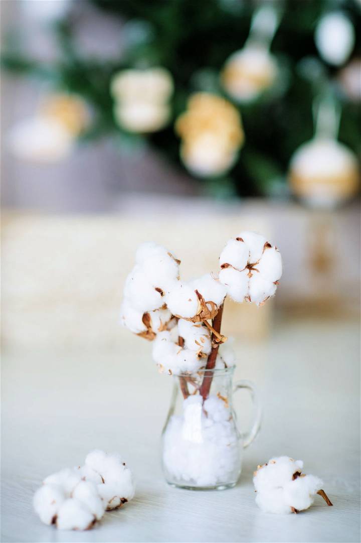 how to make cotton stems