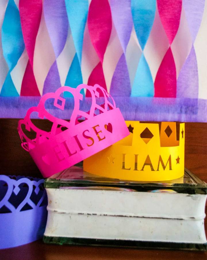 Personalized Crown for a Princess Birthday Party
