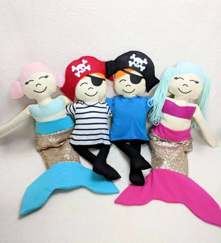 A Pirates Life For Me Muslin Doll Sewing Pattern
