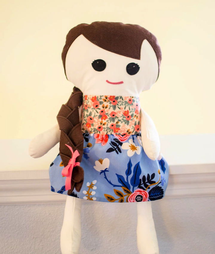 Beautiful DIY Stuffed Doll Design