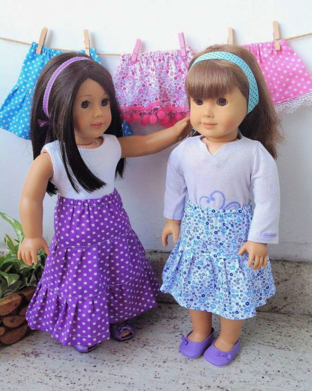 Best DIY American Doll Skirt