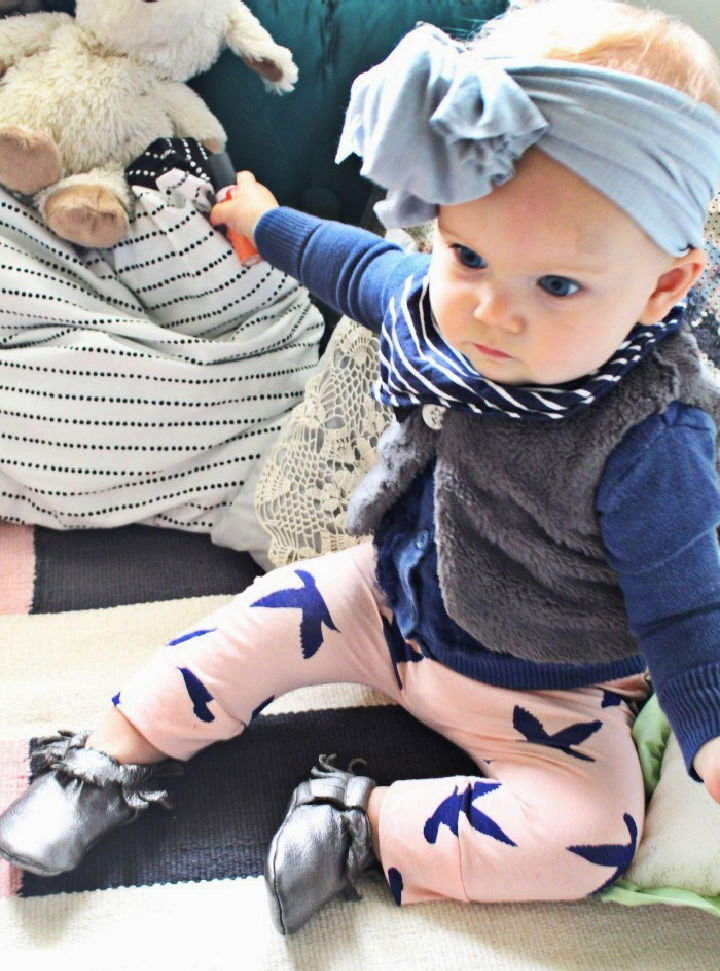 DIY Baby and Toddler Harem Pants