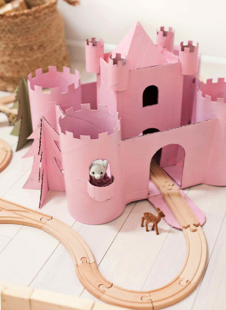 Build A Toy Castle from Upcycled Cardboard