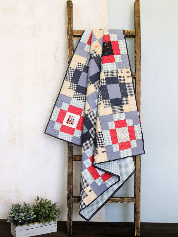 Checkered Streets Baby Quilt Pattern