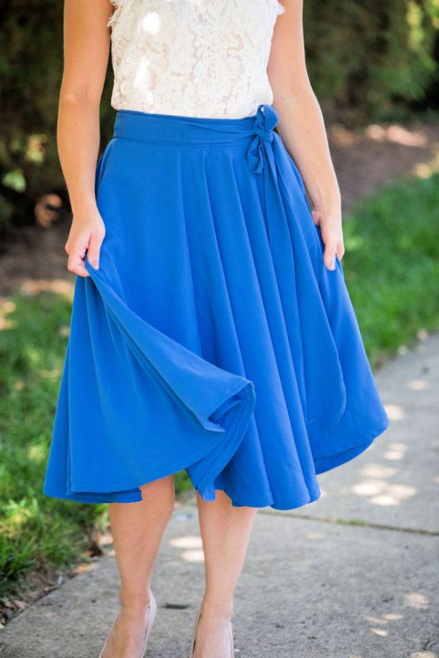 Circle Wrap Skirt Pattern